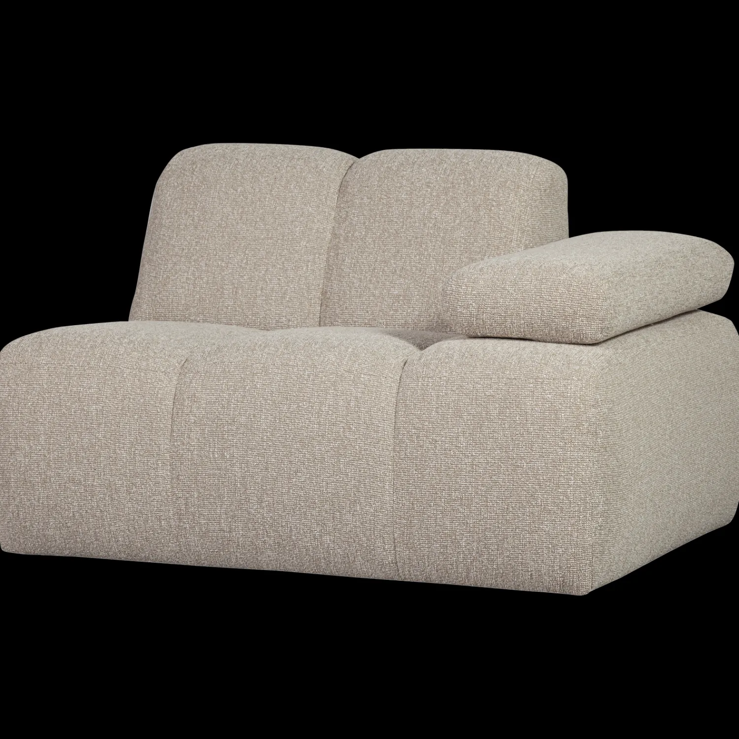 Elementenbanken-WOOOD Mojo Bouclé Elementenbank Beige Melange