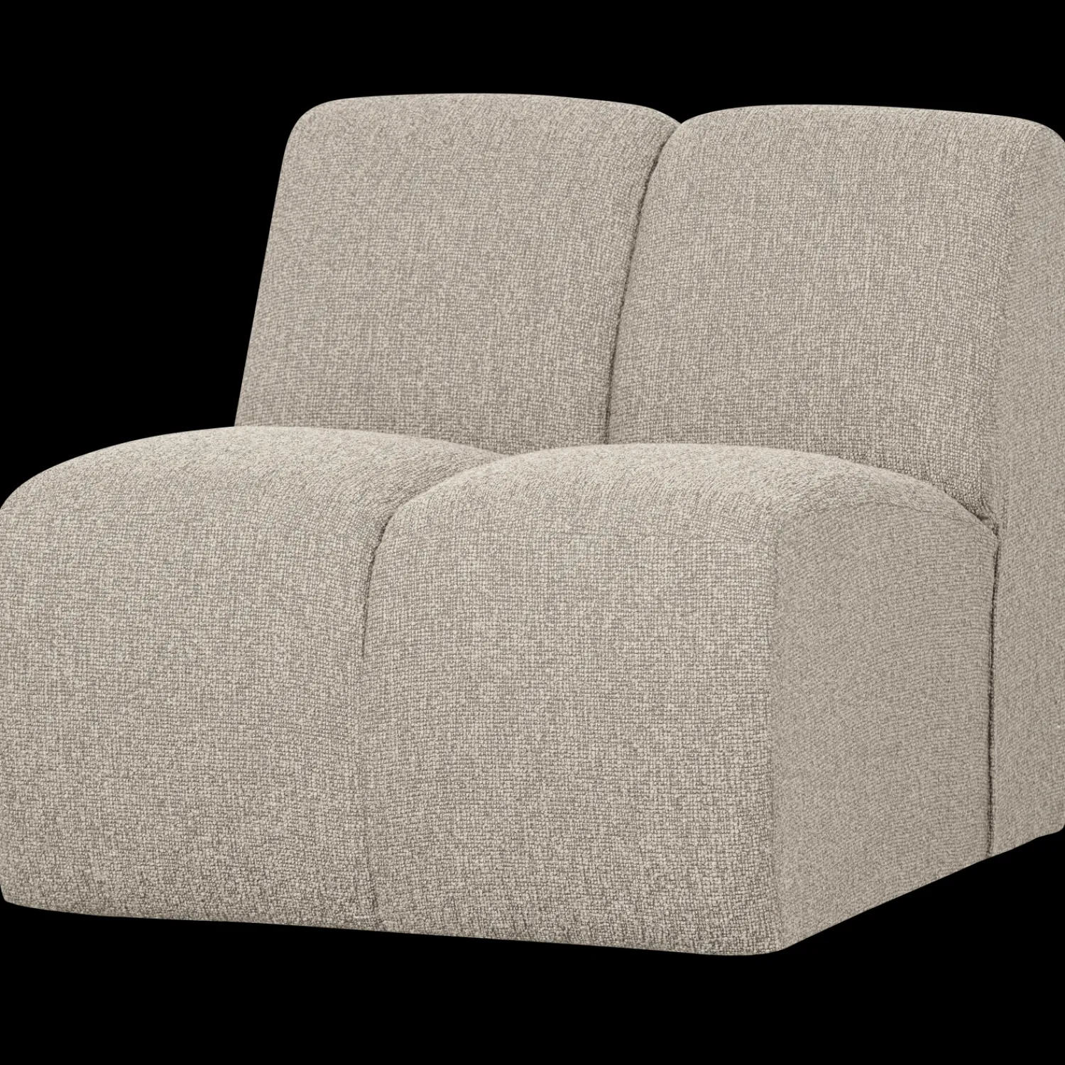 Elementenbanken-WOOOD Mojo Bouclé Elementenbank Beige Melange