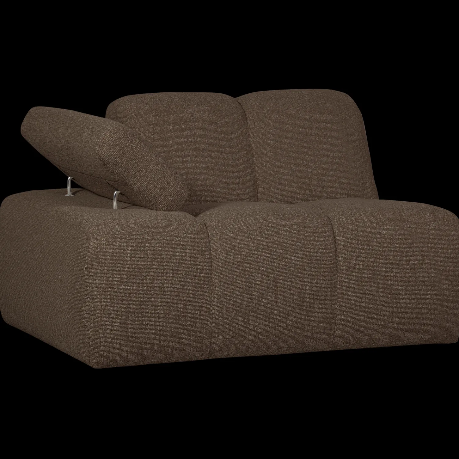 Elementenbanken-WOOOD Mojo Bouclé Elementenbank Brown Melange