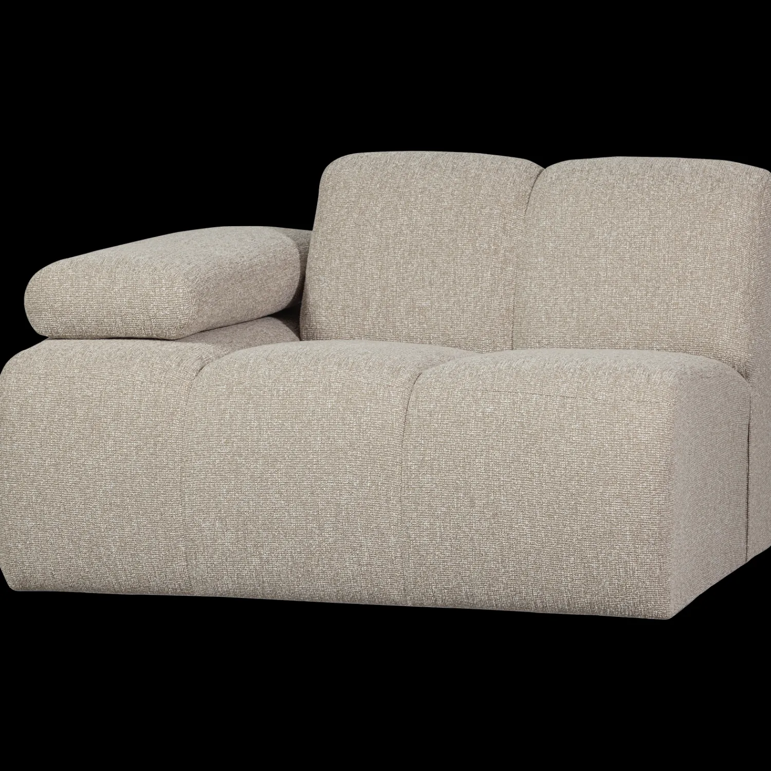 Elementenbanken-WOOOD Mojo Bouclé Elementenbank Beige Melange