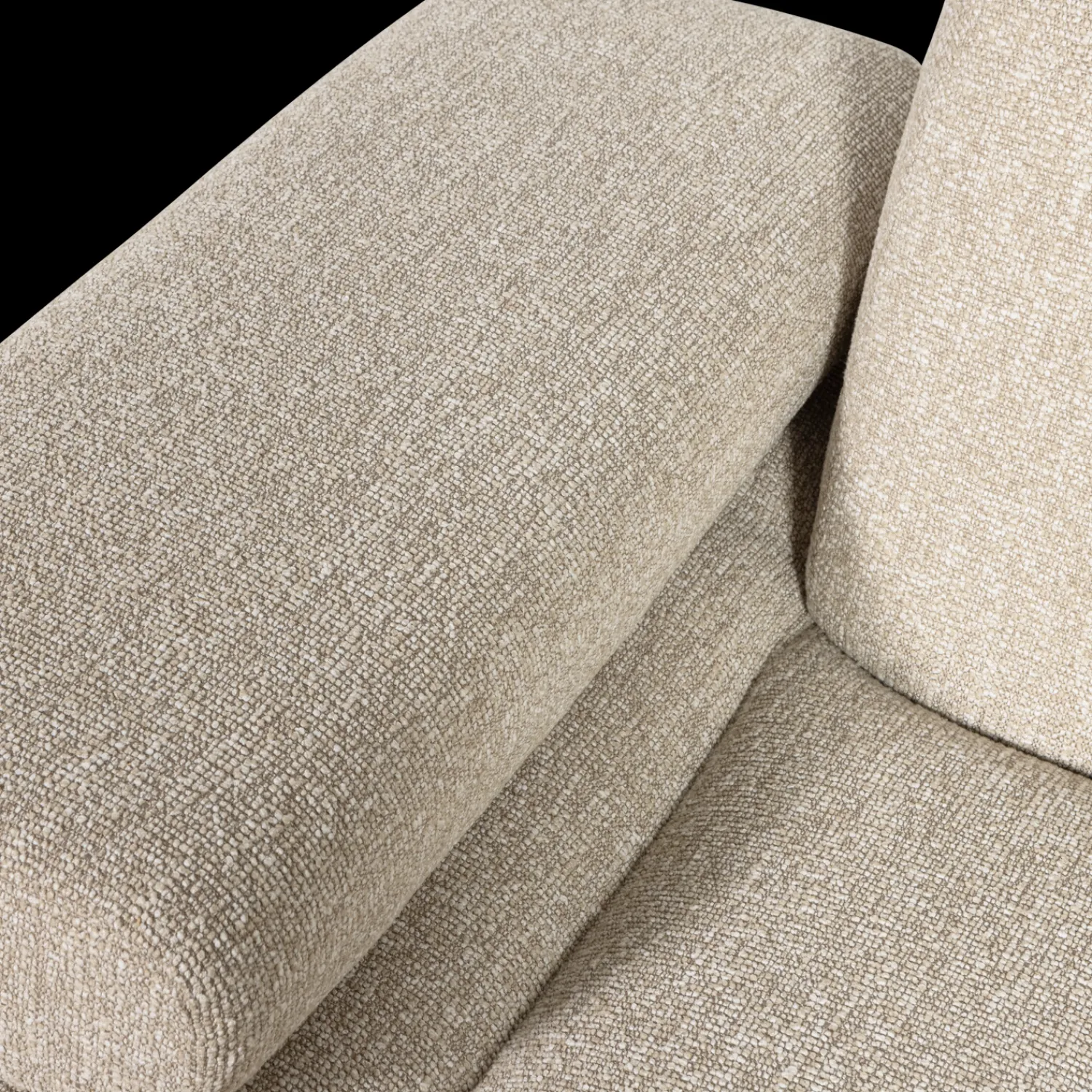 Elementenbanken-WOOOD Mojo Bouclé Elementenbank Beige Melange