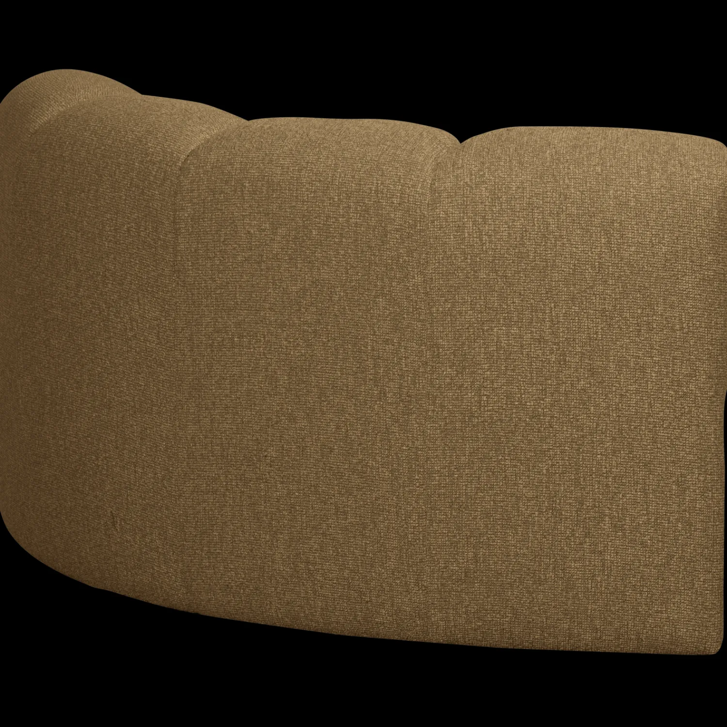 Elementenbanken-WOOOD Mojo Bouclé Hoek Elementenbank Yellow, Brown Melange
