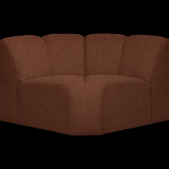 Elementenbanken-WOOOD Mojo Bouclé Hoek Elementenbank Rust Brown Melange