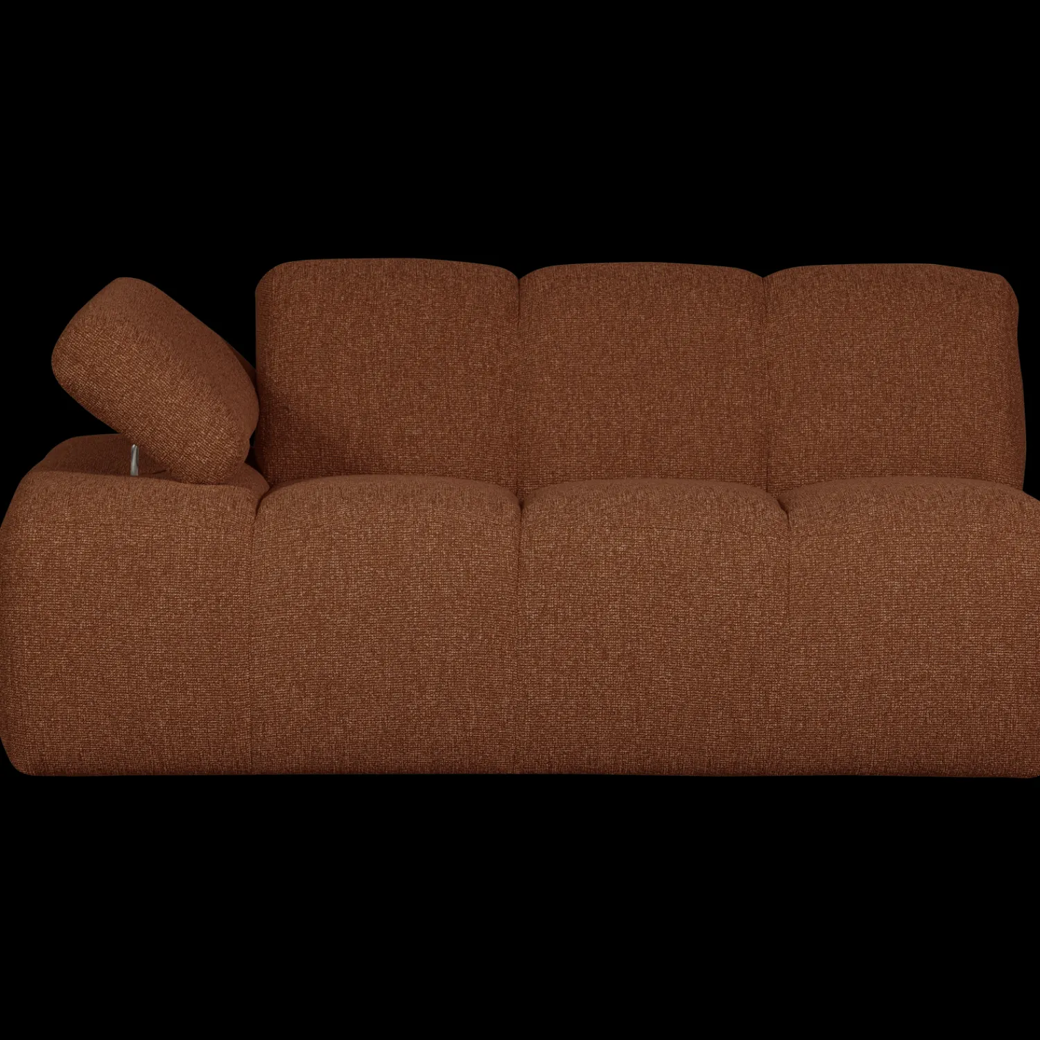 Zitbanken-WOOOD Mojo Bouclé Zitbank Rust Brown Melange
