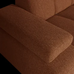 Zitbanken-WOOOD Mojo Bouclé Zitbank Rust Brown Melange