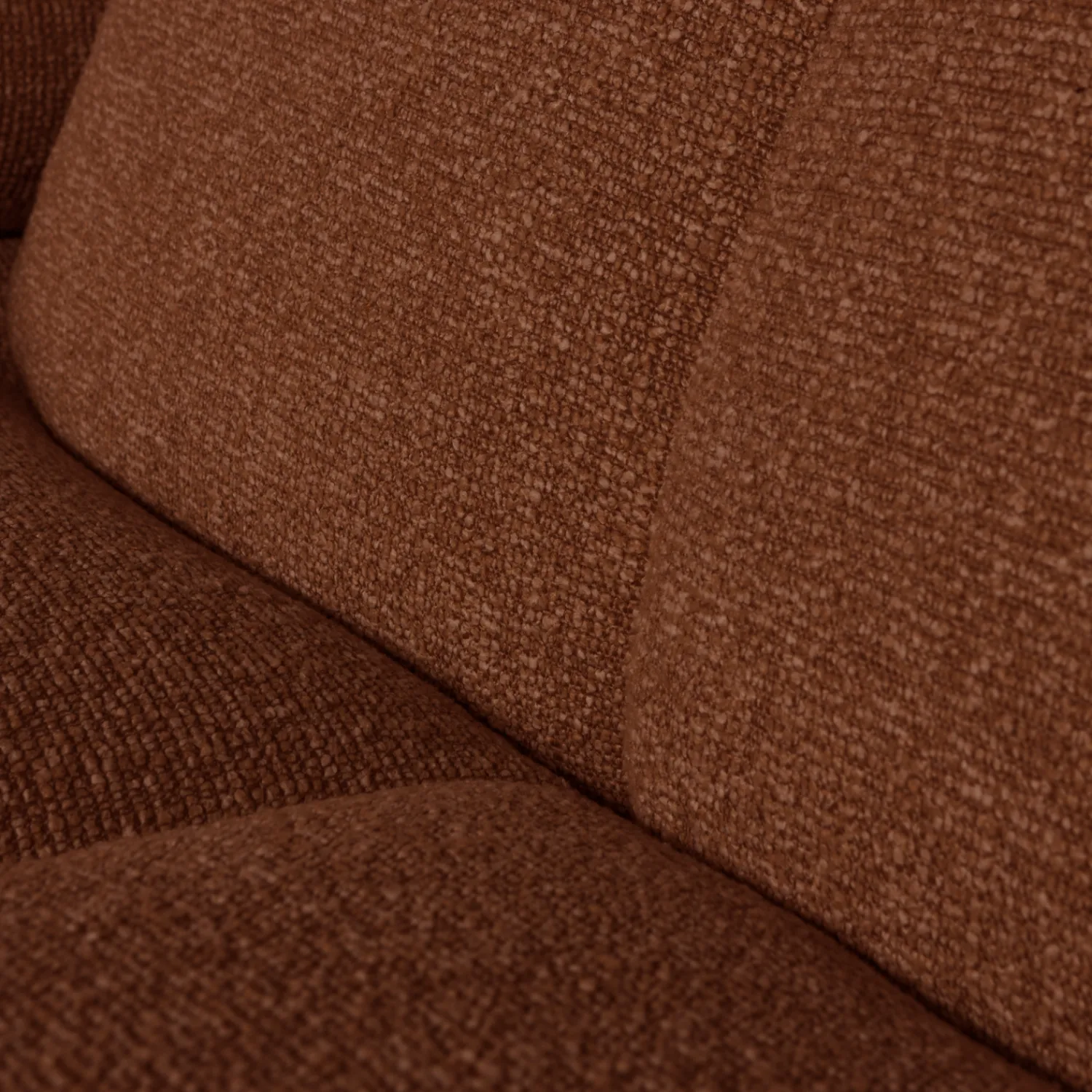 Zitbanken-WOOOD Mojo Bouclé Zitbank Rust Brown Melange