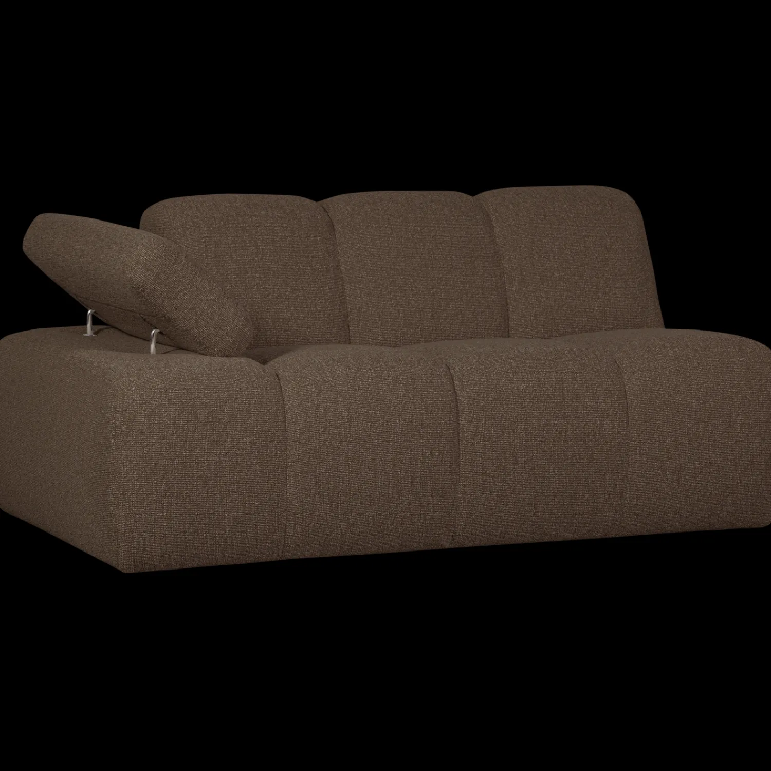 Zitbanken-WOOOD Mojo Bouclé Zitbank Brown Melange