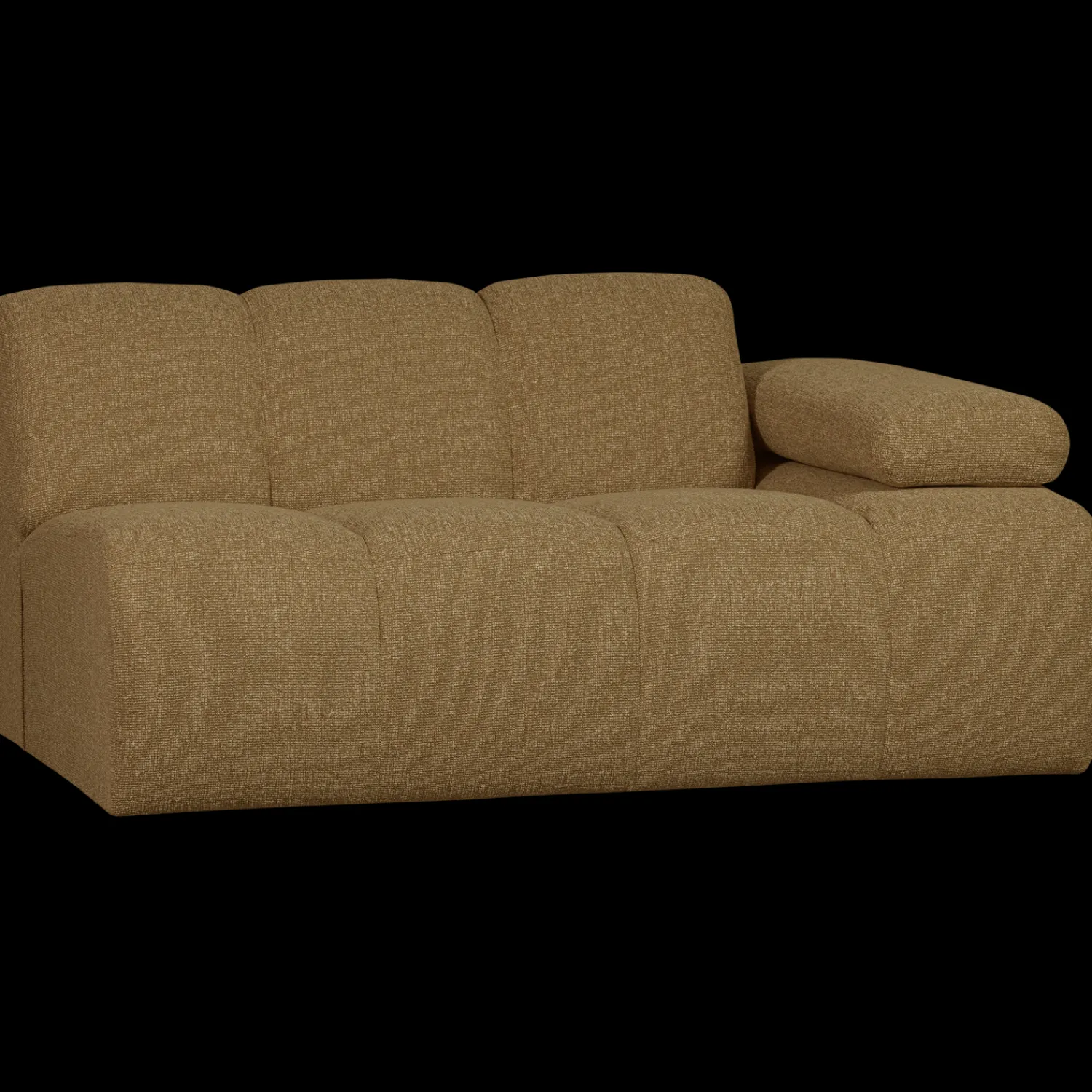 Zitbanken-WOOOD Mojo Bouclé Zitbank Yellow, Brown Melange
