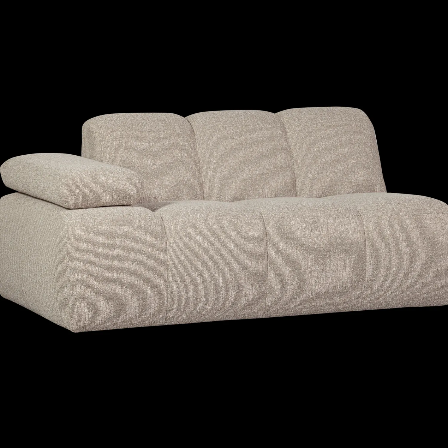 Zitbanken-WOOOD Mojo Bouclé Zitbank Beige Melange