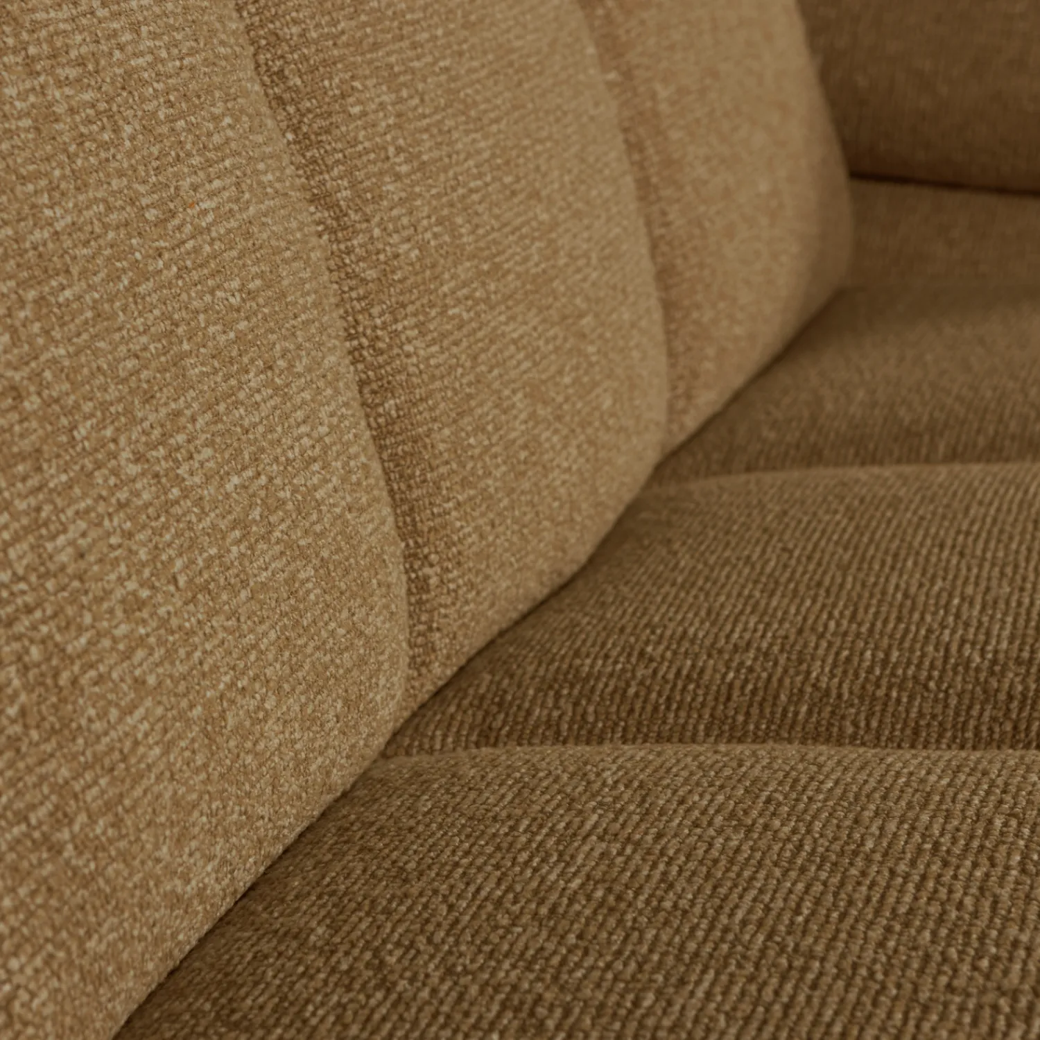 Zitbanken-WOOOD Mojo Bouclé 2-Zitsbank Brown Melange