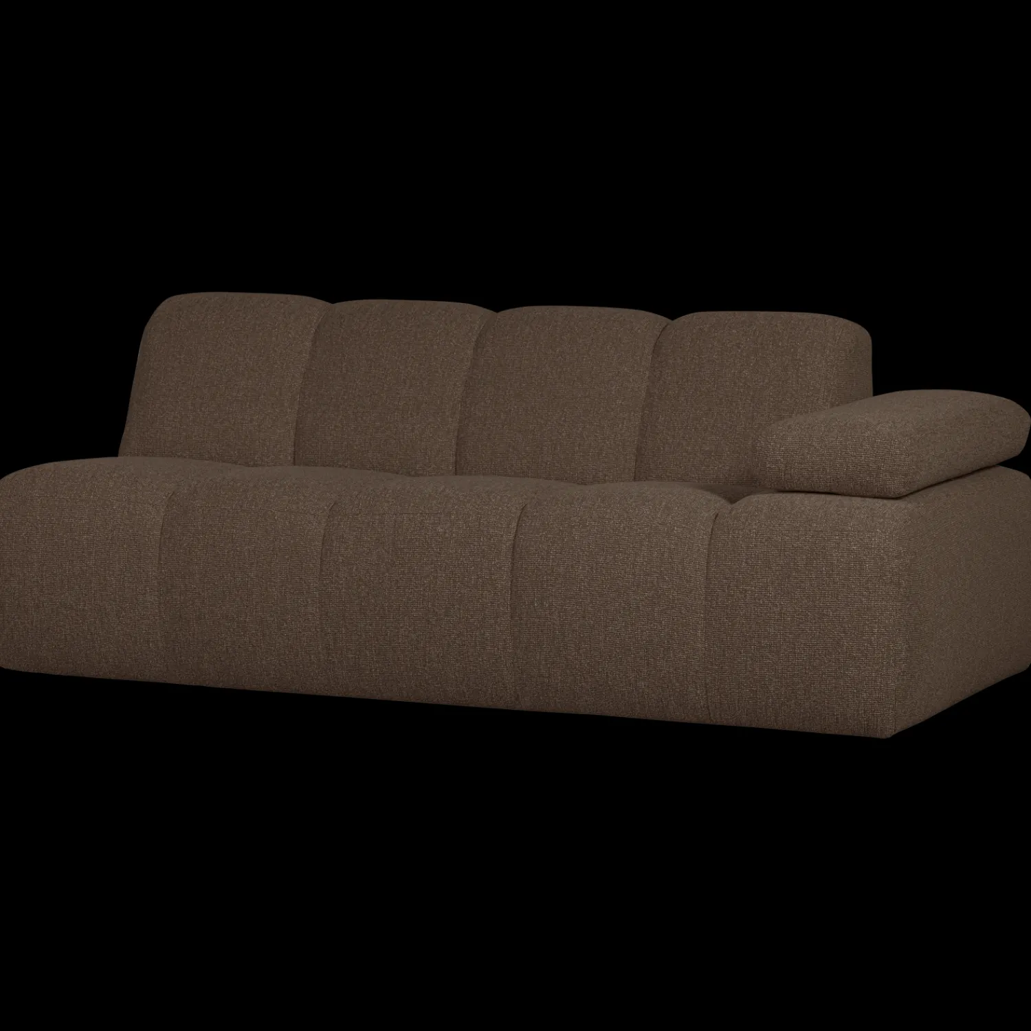 Zitbanken-WOOOD Mojo Bouclé 2-Zitsbank Brown Melange
