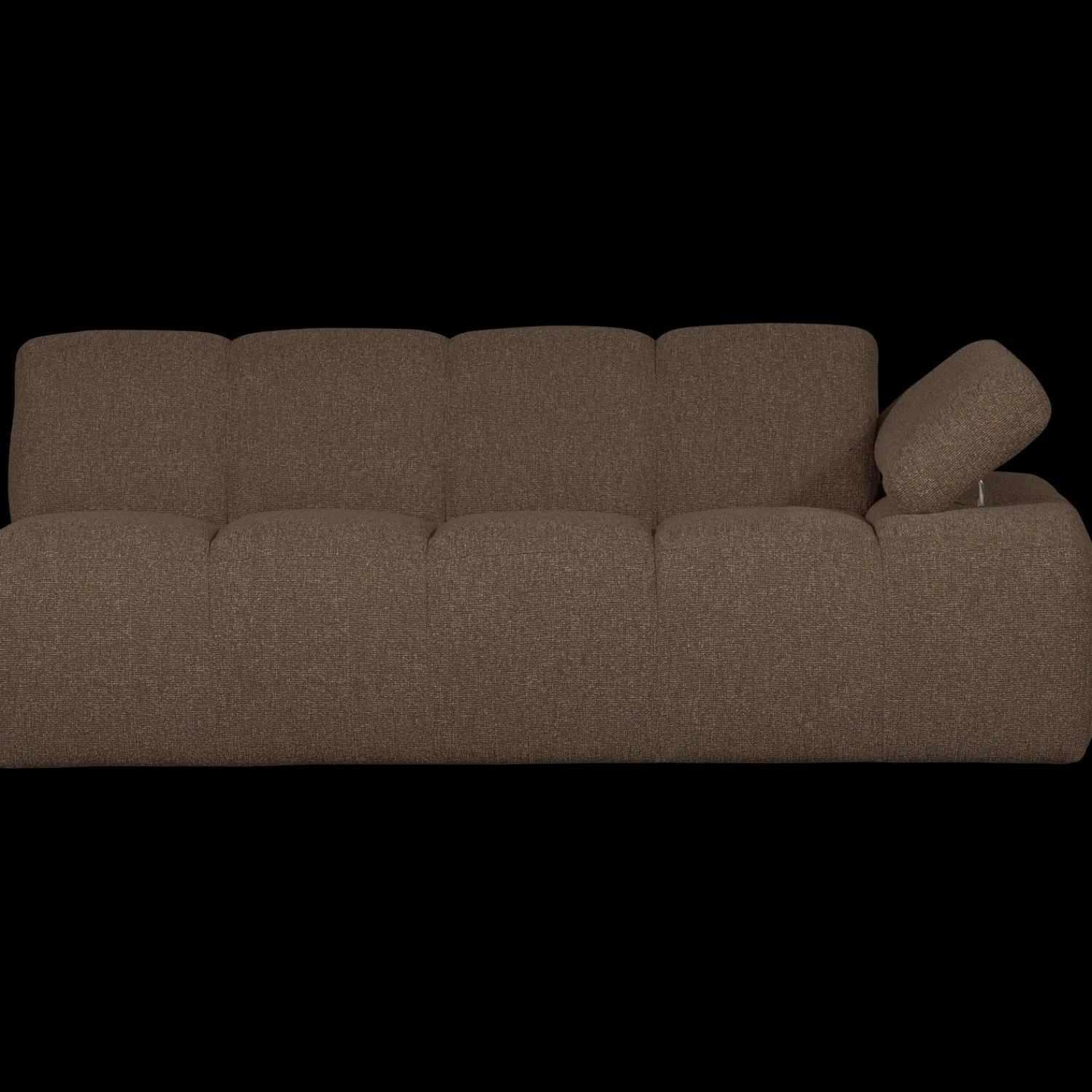 Zitbanken-WOOOD Mojo Bouclé 2-Zitsbank Brown Melange