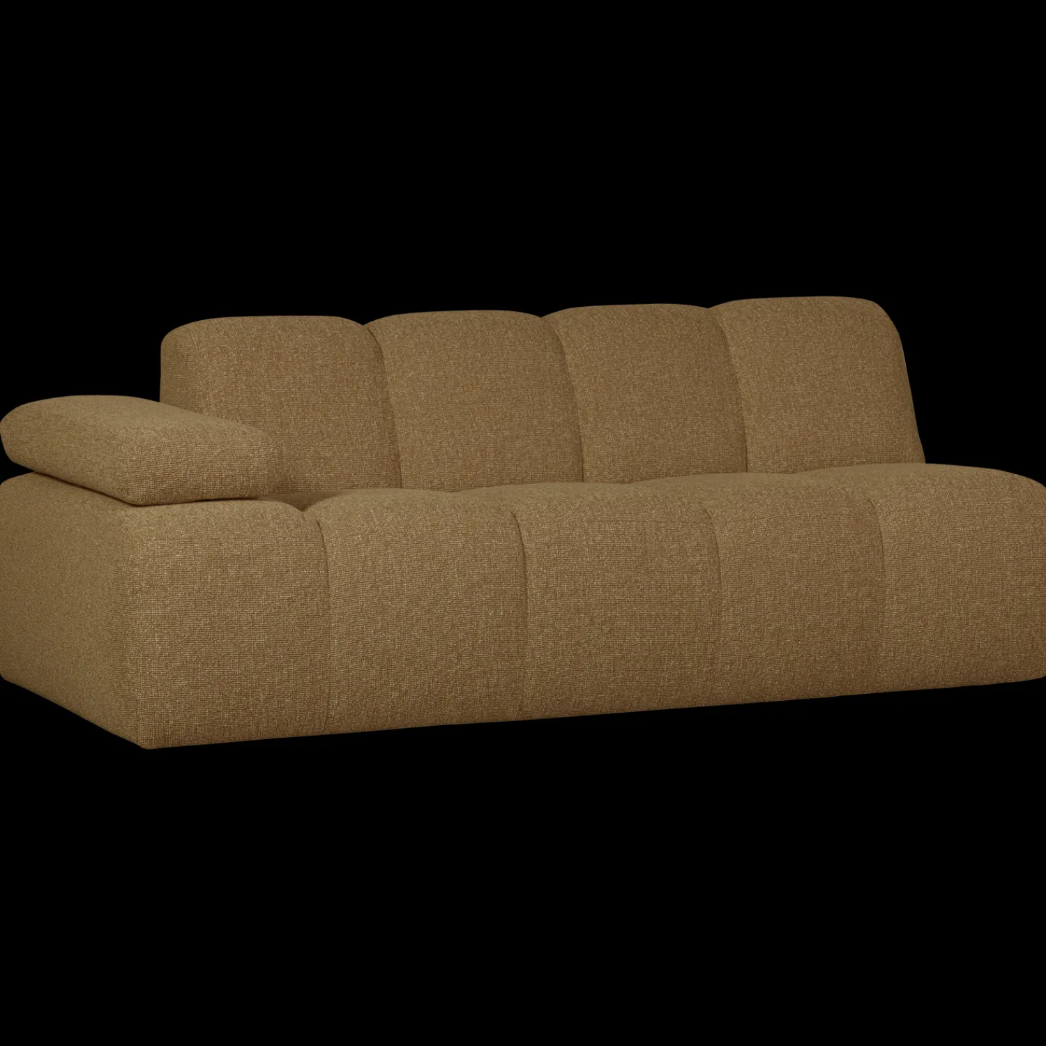 Zitbanken-WOOOD Mojo Bouclé 2-Zitsbank Brown Melange