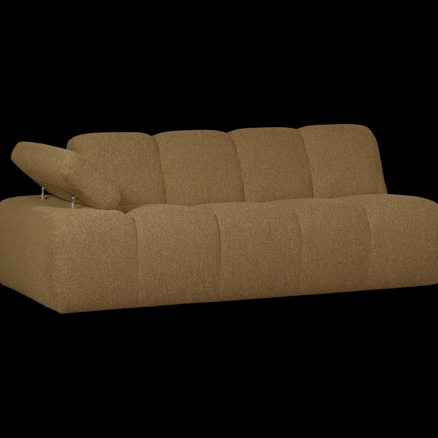 Zitbanken-WOOOD Mojo Bouclé 2-Zitsbank Brown Melange