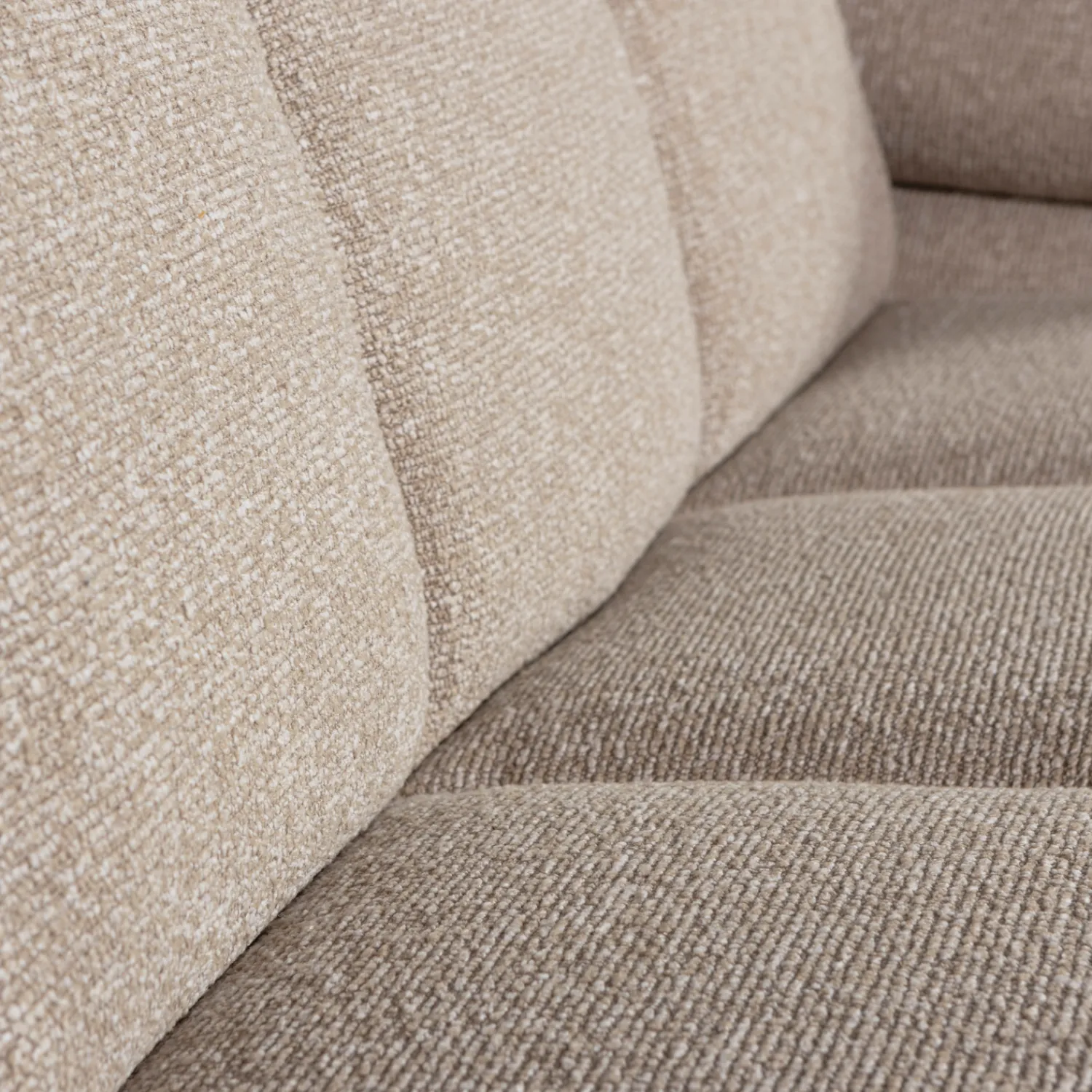 Zitbanken-WOOOD Mojo Bouclé 2-Zitsbank Beige Melange