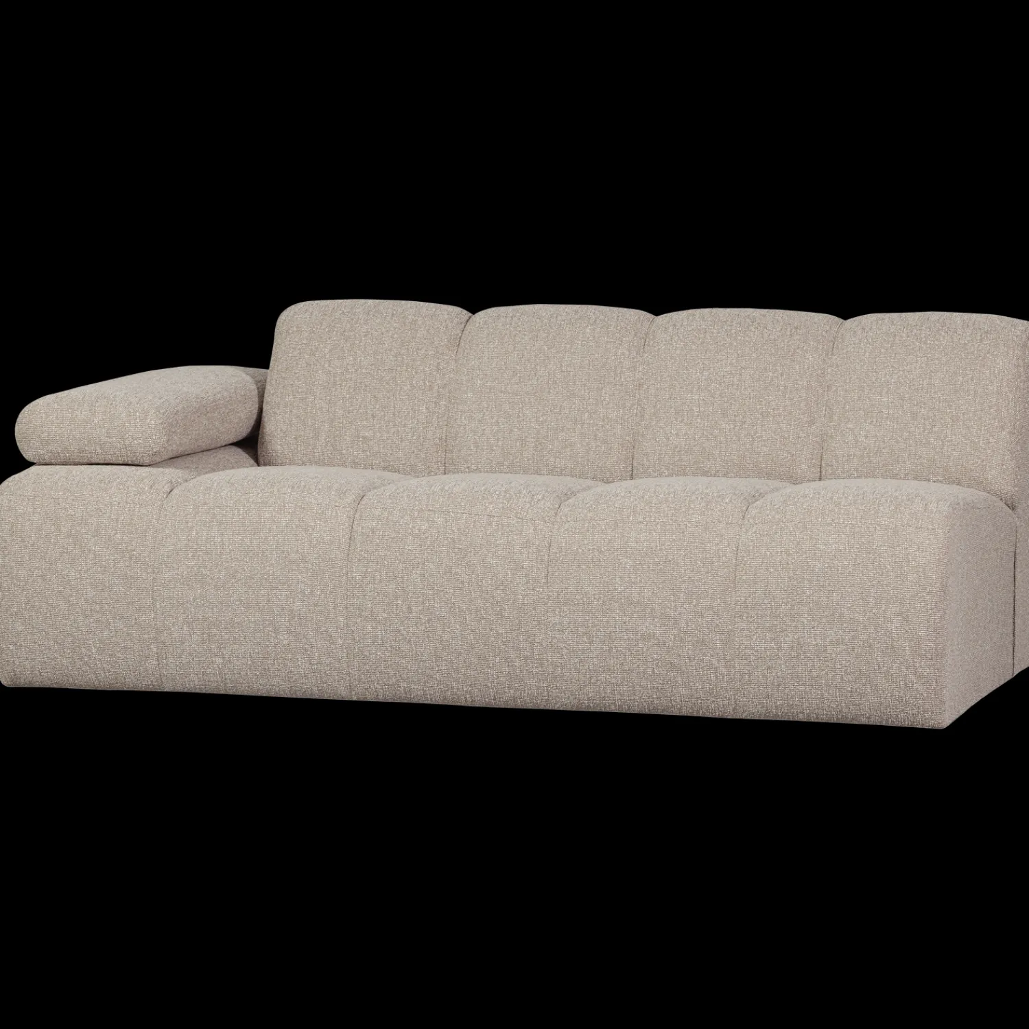 Zitbanken-WOOOD Mojo Bouclé 2-Zitsbank Beige Melange