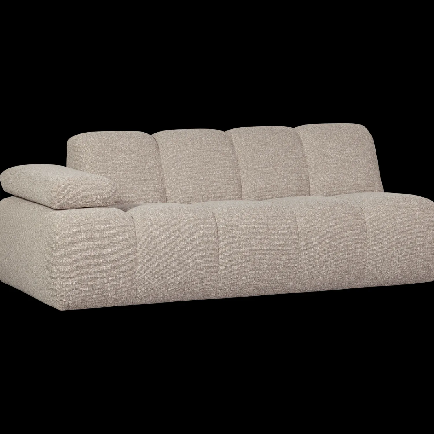 Zitbanken-WOOOD Mojo Bouclé 2-Zitsbank Beige Melange