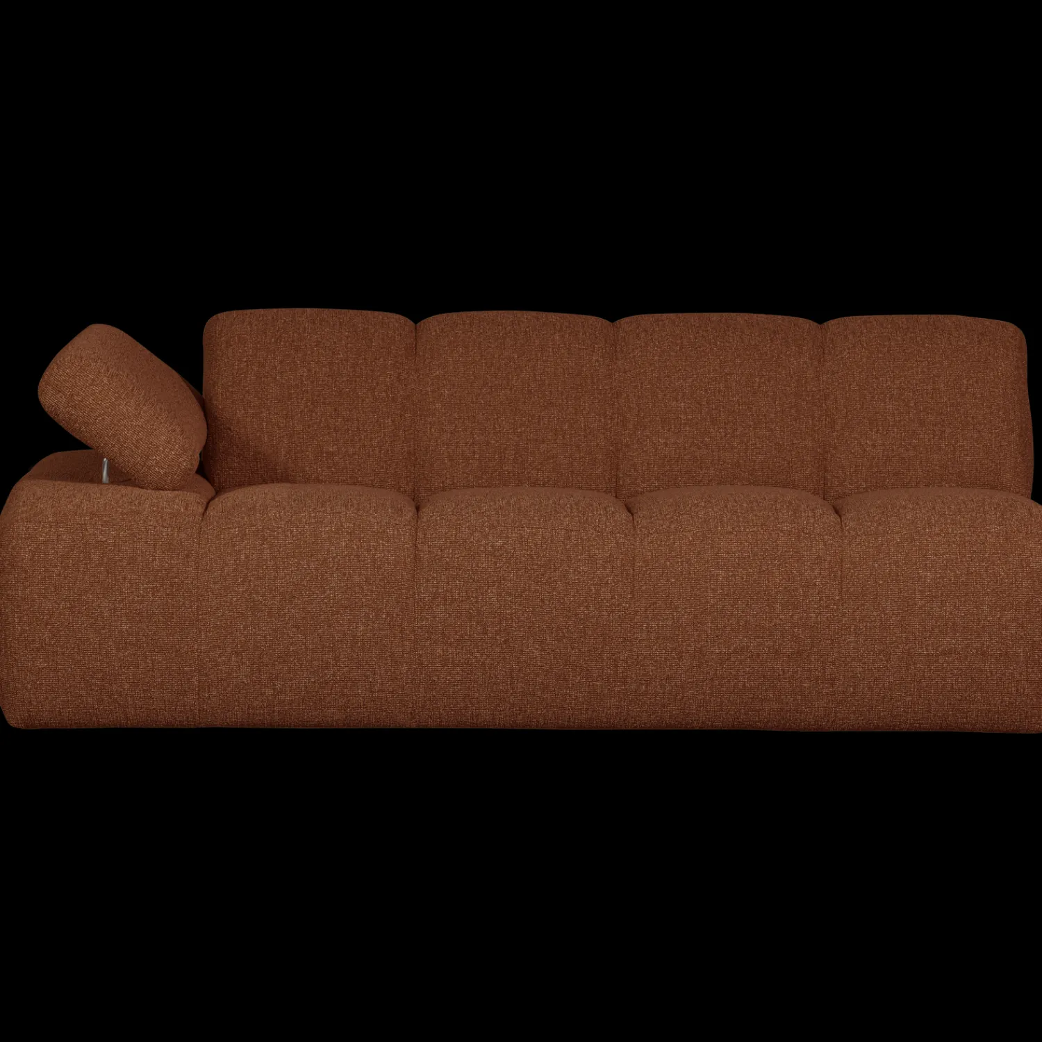 Zitbanken-WOOOD Mojo Bouclé 2-Zitsbank Rust Brown Melange