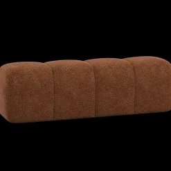 Stoffen Eetkamerbanken-WOOOD Mojo Eetkamerbankje Roestbruin