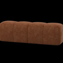 Stoffen Eetkamerbanken-WOOOD Mojo Eetkamerbankje Roestbruin