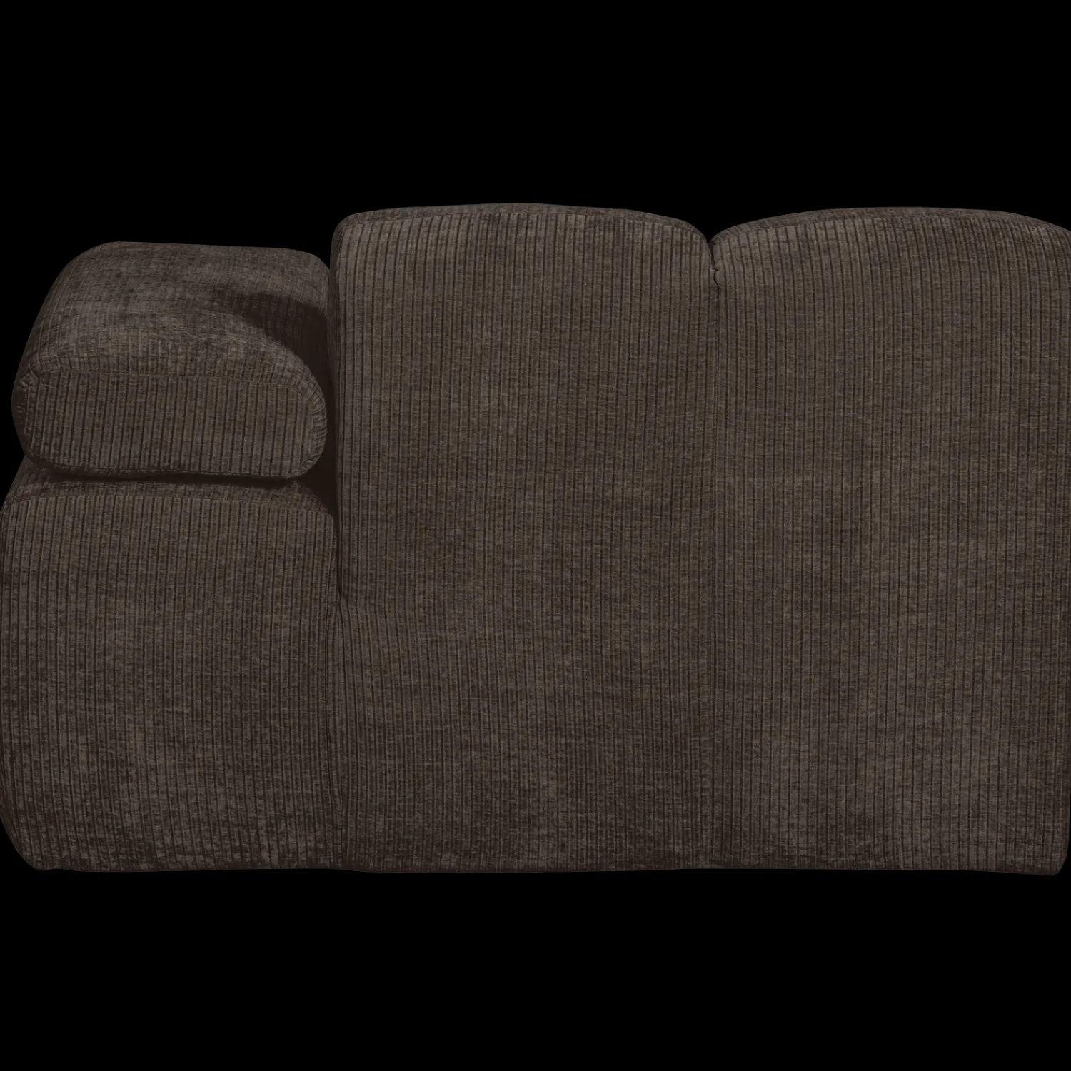 Elementenbanken-WOOOD Mojo Rib Chaise Longue Brown