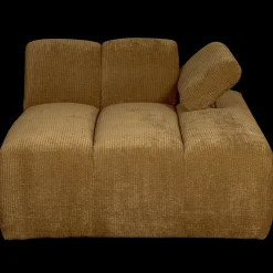 Elementenbanken-WOOOD Mojo Rib Chaise Longue Honey Yellow