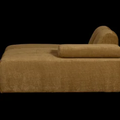 Elementenbanken-WOOOD Mojo Rib Chaise Longue Honey Yellow