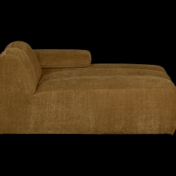 Elementenbanken-WOOOD Mojo Rib Chaise Longue Honey Yellow