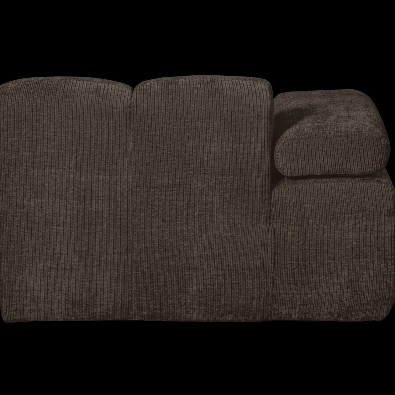Elementenbanken-WOOOD Mojo Rib Chaise Longue Brown