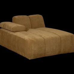 Elementenbanken-WOOOD Mojo Rib Chaise Longue Honey Yellow