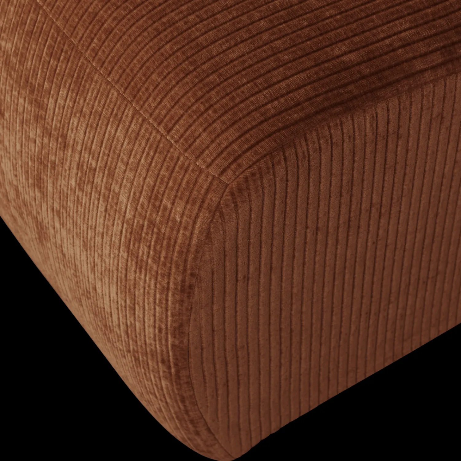 Elementenbanken-WOOOD Mojo Rib Elementenbank Rust Brown