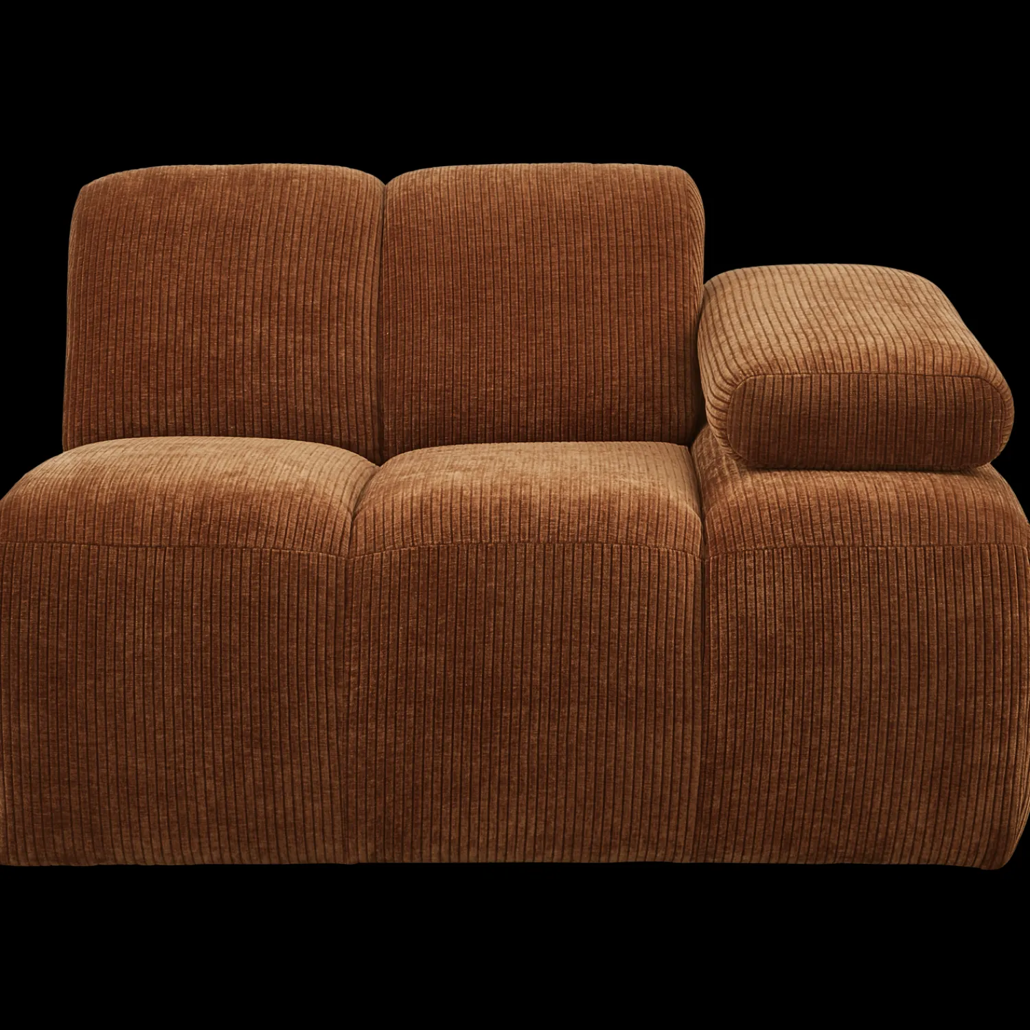 Elementenbanken-WOOOD Mojo Rib Elementenbank Rust Brown