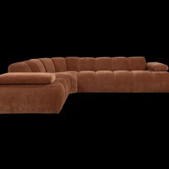 Hoekbanken-WOOOD Mojo Rib Hoekbank Rust Brown