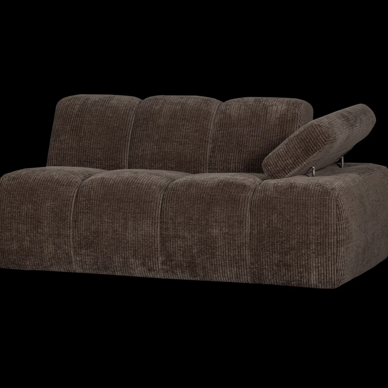 Zitbanken-WOOOD Mojo Rib Zitbank Brown