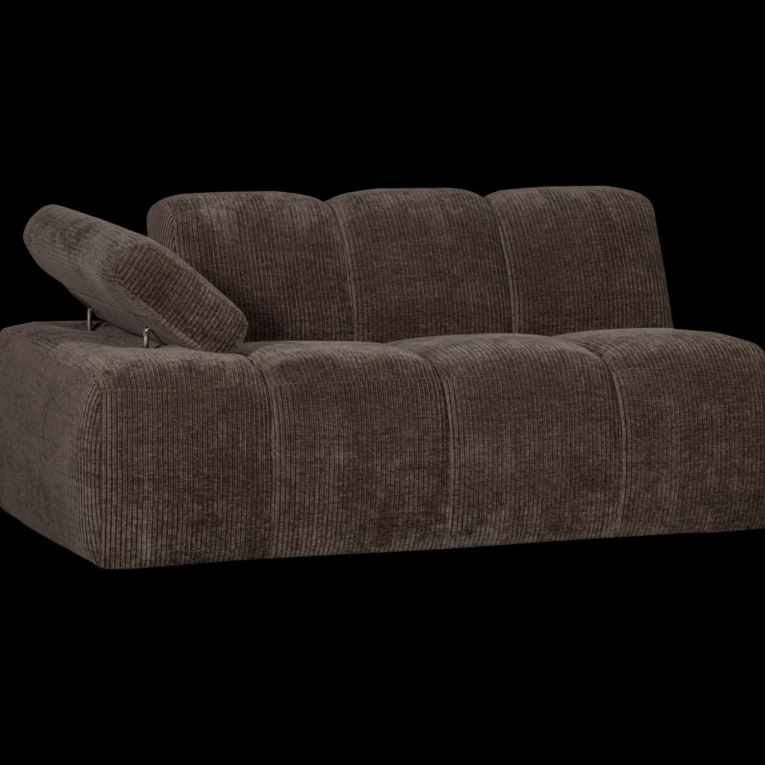 Zitbanken-WOOOD Mojo Rib Zitbank Brown