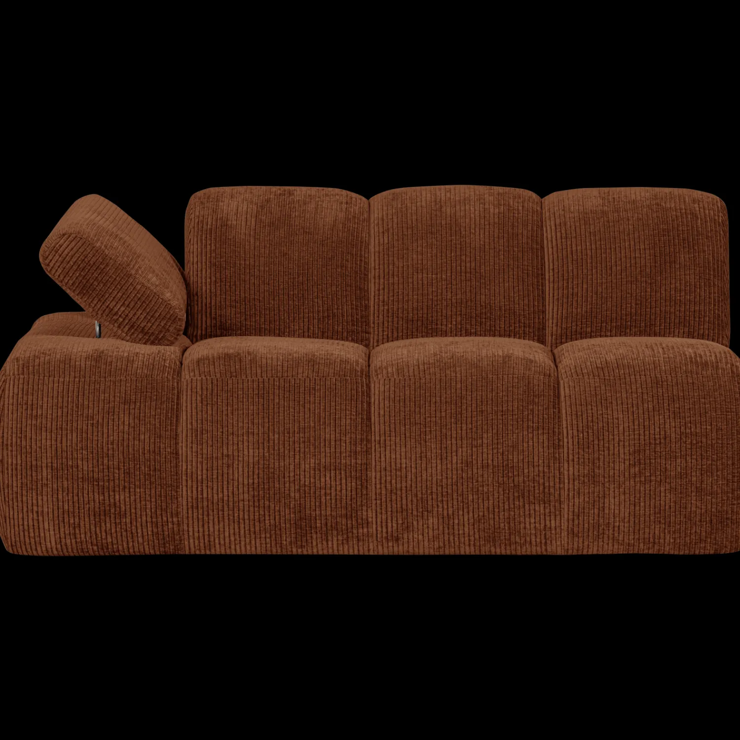 Zitbanken-WOOOD Mojo Rib Zitbank Rust Brown