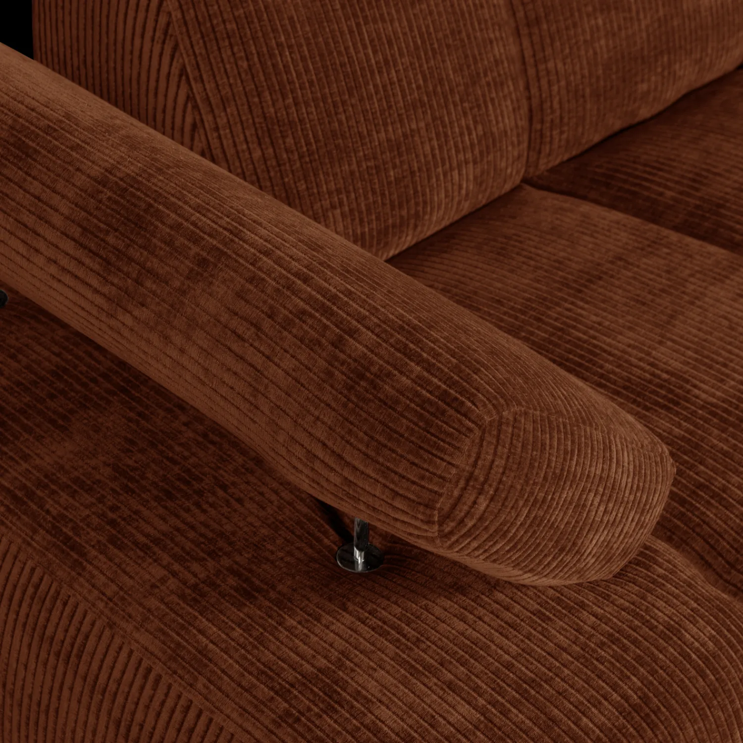 Zitbanken-WOOOD Mojo Rib Zitbank Rust Brown