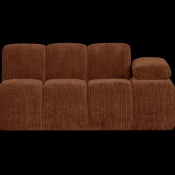 Zitbanken-WOOOD Mojo Rib Zitbank Rust Brown