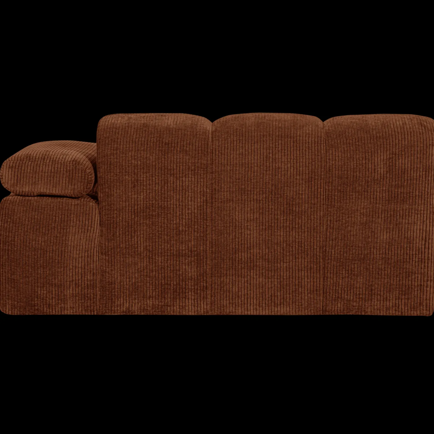 Zitbanken-WOOOD Mojo Rib Zitbank Rust Brown