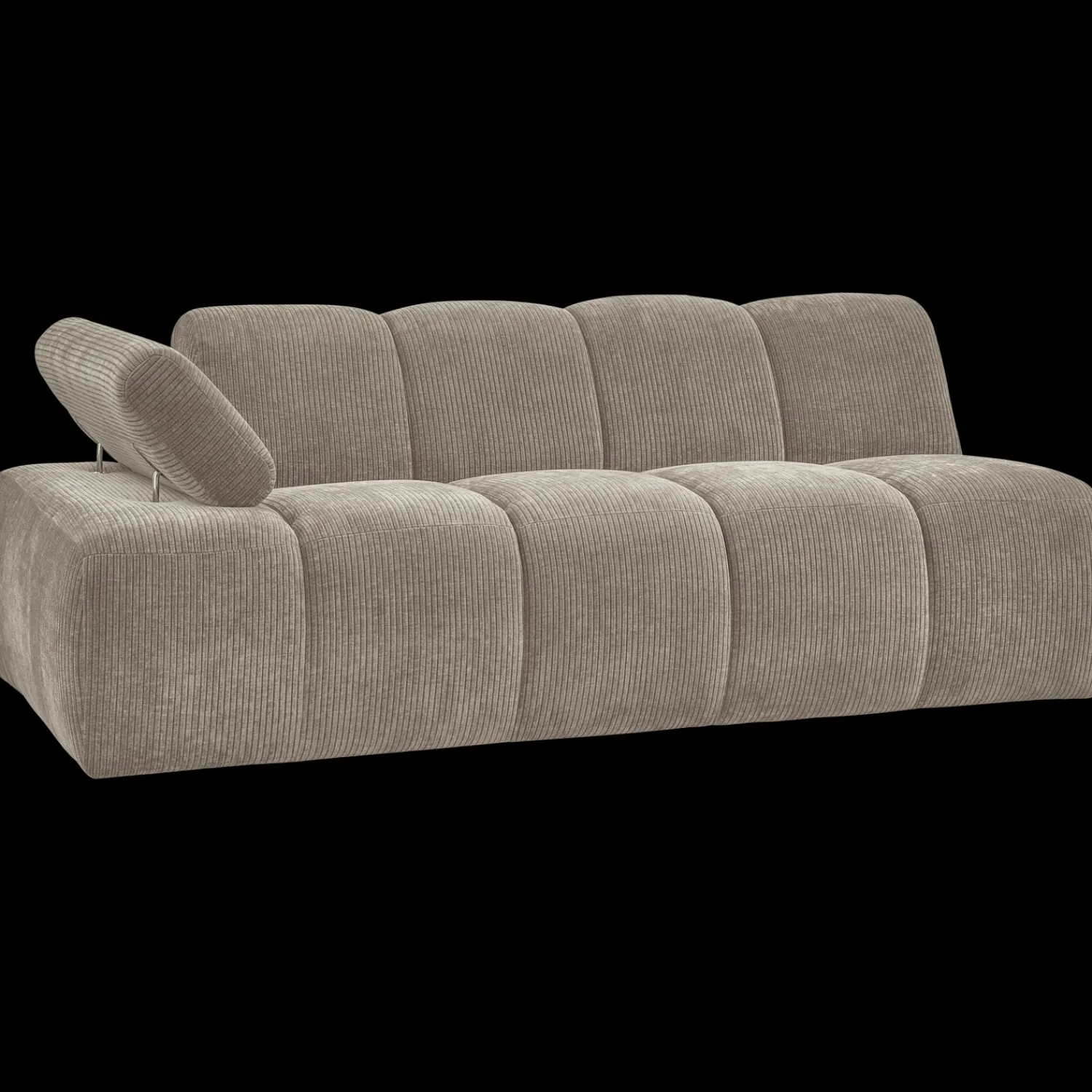 Zitbanken-WOOOD Mojo Rib 2-Zitsbank Dark Sand