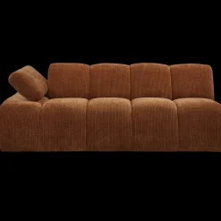Zitbanken-WOOOD Mojo Rib 2-Zitsbank Rust Brown