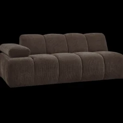 Zitbanken-WOOOD Mojo Rib 2-Zitsbank Brown