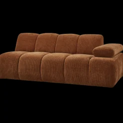 Zitbanken-WOOOD Mojo Rib 2-Zitsbank Rust Brown