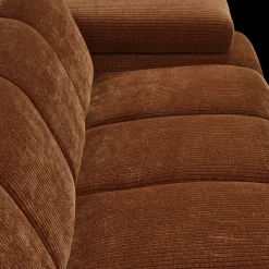 Zitbanken-WOOOD Mojo Rib 2-Zitsbank Rust Brown