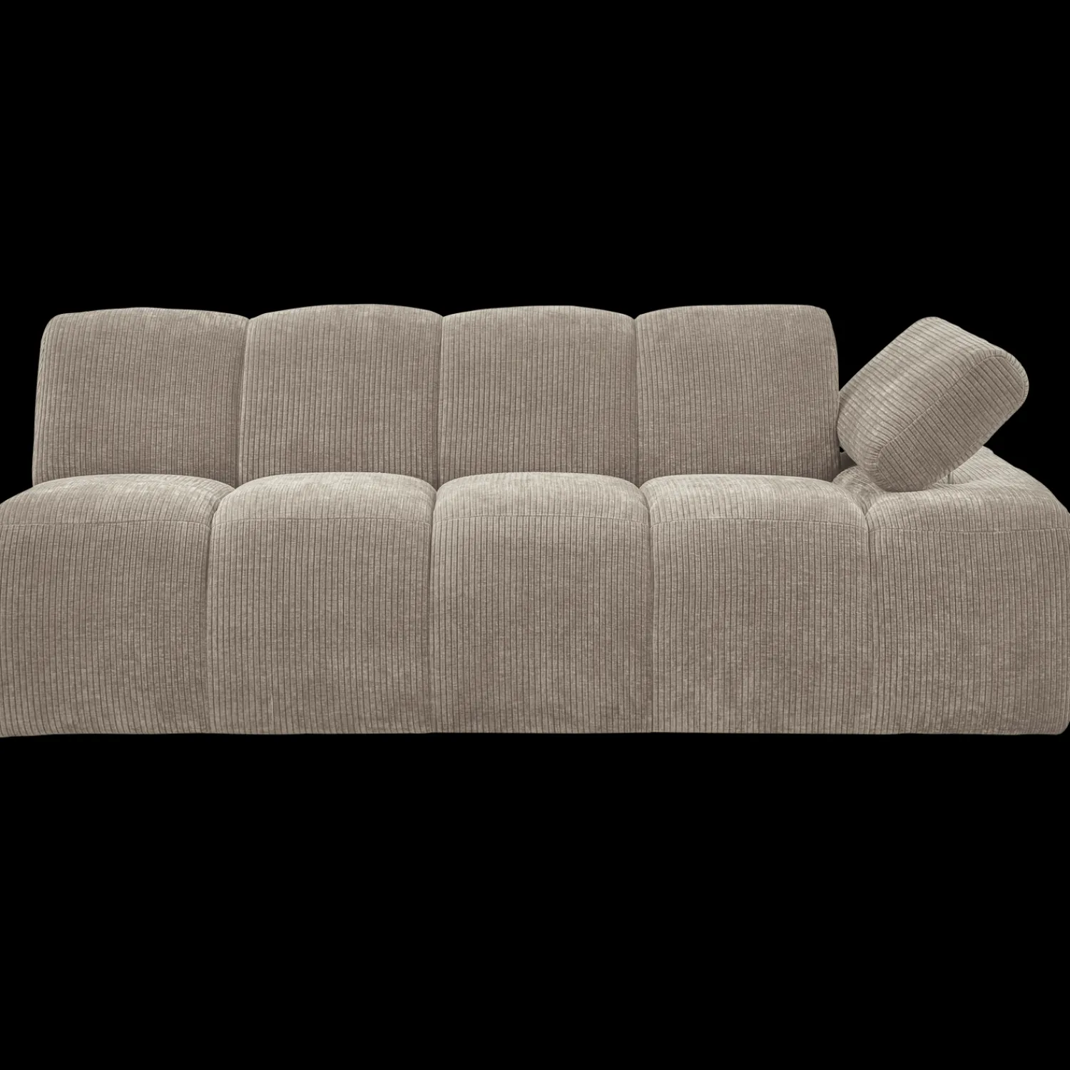 Zitbanken-WOOOD Mojo Rib 2-Zitsbank Dark Sand
