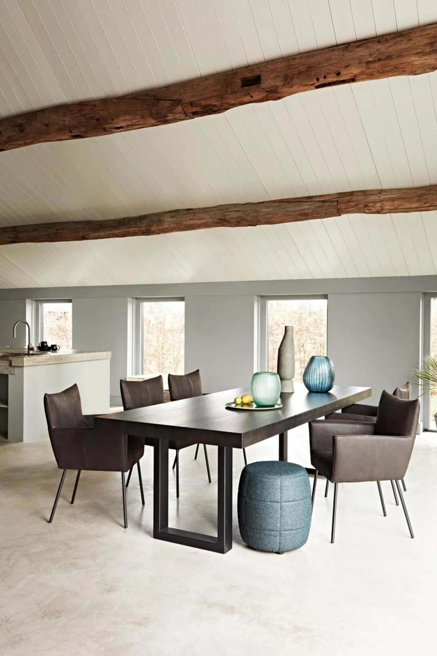Design Stoelen|Eetkamerstoelen Met Wieltjes-Design on Stock Moka Eetkamerstoel
