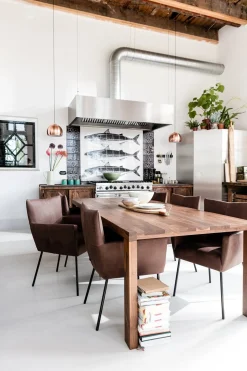 Design Stoelen|Eetkamerstoelen Met Wieltjes-Design on Stock Moka Eetkamerstoel