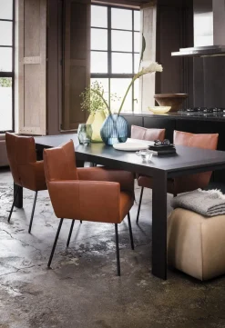 Design Stoelen|Eetkamerstoelen Met Wieltjes-Design on Stock Moka Eetkamerstoel