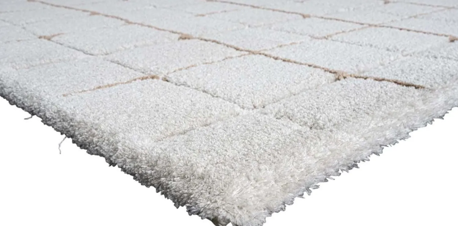 Vloerkleden|Rechthoekige Vloerkleden-Trendhopper Molly Vloerkleed Wit, Bruin