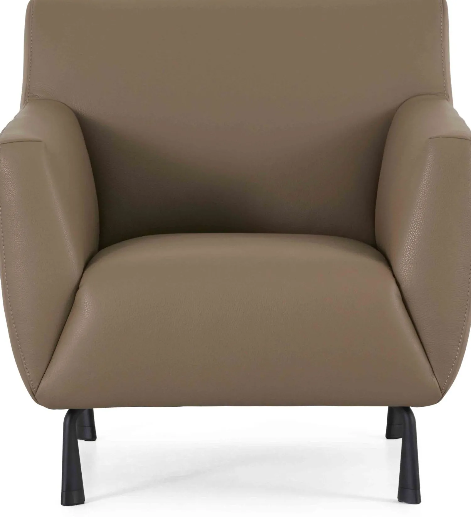 Leren Fauteuils|Design Fauteuils-Montèl Mondo Fauteuil Bruin